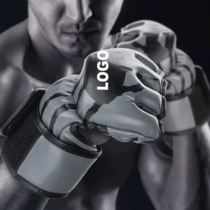 Gants d'entraînement MMA professionnels en cuir PU pour la protection des poignets des fabricants - Product Image 6