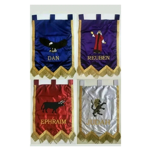 Masonic Royal Arch Veil <b>Banners</b> Complete Set Embroidery Top Quality 2026 Brand New Customized Embroidered Regalia Mason <b>Banners</b> - Product Image 5