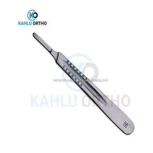 10 poignées de scalpel n°3/n°4/n°7 en acier inoxydable pour instruments chirurgicaux par KAHLU ORTHOPEDIC - Product Image 1