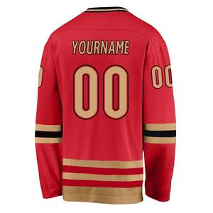 Maillot de hockey sur glace personnalisé respirant de haute qualité – Vente en gros, design tendance avec votre propre logo, respirant, OEM - Product Image 3