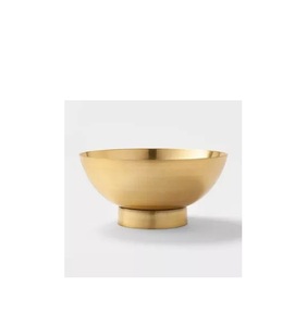 Tazón de Servir de Latón Resistente y de Calibre Grueso para Negocios de Catering de Larga Duración y Uso Profesional en Cocinas - Product Image 2