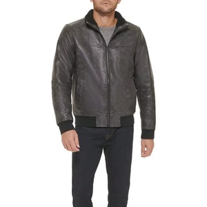 <b>jacket</b> for <b>men</b> <b>men's</b> <b>jackets</b> New Design solid Color Custom Logo High Quality Leather <b>Jacket</b> For <b>Men's</b> Wholesale Cheap Price - Product Image 1