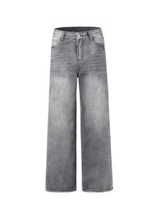 Nouveauté 2026 Pantalon Baggy en Jean à Jambe Large Confortable, Délavé Vintage, Coupe Ample, Style Streetwear, Logo Personnalisé, Vêtements en Gros - Product Image 2