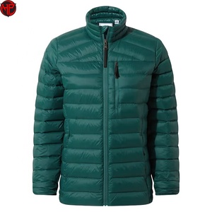 Veste d'hiver matelassée légère et pliable pour femme, en duvet vert, col montant, fermeture éclair, idéale pour l'extérieur - Product Image 6