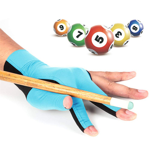 Gants de snooker en polyester à 3 doigts, coupe-vent, légers, unisexes, accessoires de billard, confortables, élégants, faciles à porter - Product Image 6