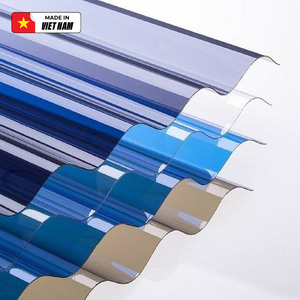 แผ่นโพลีคาร์บอเนตเกรดพรีเมียม ป้องกันรังสียูวี ทนความร้อน ป้องกันรอยขีดข่วน ทนทาน เหมาะสำหรับหลังคาโปร่งแสง - Product Image 1