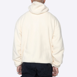 Face Cover Hoodie Unisex Plain Casual Streetwear - Product Image 4