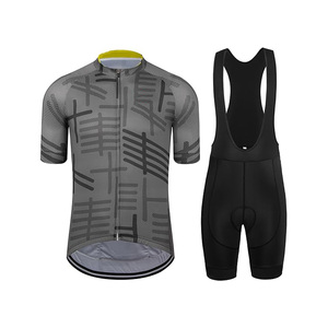 Conjunto de Jersey de Ciclismo para Hombre, Camiseta Deportiva de Manga Corta, Transpirable, con Estampado Técnico, Talla Adulto, Suministro OEM - Product Image 5