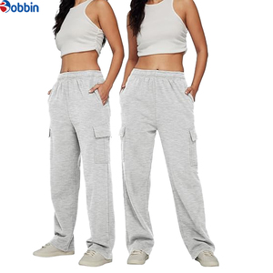Pantalon de jogging cargo pour filles, pantalon d'été, vente chaude, pantalon personnalisé à taille élastique, pantalon tendance pour femmes, pantalon large - Product Image 3