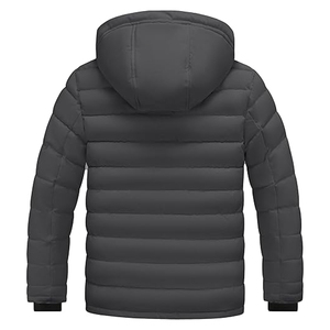 Veste matelassée en laine pour homme North-Face, hiver, style streetwear, avec capuche, fermeture éclair, résistante à l'eau - Product Image 2