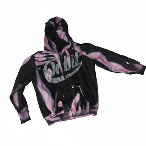 Sudadera con capucha corta estilo vintage con lavado ácido, unisex, 100% algodón, forro polar, logotipo personalizado con pedrería, cómoda y transpirable. - Product Image 5