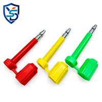 Sceau de sécurité haute sécurité en métal enduit de type balle YSD avec impression personnalisée pour conteneur d'expédition