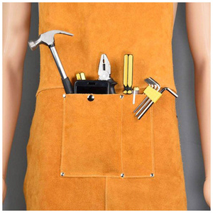 Delantales de Soldador de Cuero Reforzado de Alta Resistencia al Calor y Llamas para Protección Industrial en Talleres y Limpieza (Venta al Por Mayor) - Product Image 6