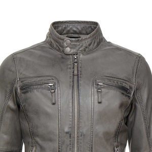 Veste coupe-vent respirante semi-imperméable à capuche pour homme, en viscose/polyester noir gaufré, écologique, grande taille - Product Image 1