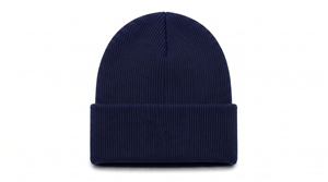 Custom Embroidered 3D Rib Knit 100% Acrylic Adjustable Beanie <b>Hat</b> <b>Winter</b> Warm Cuffed with Woven Logo for Men & Women - Product Image 5