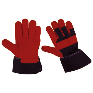 Gants de sécurité en cuir de mouton de qualité supérieure, anti-vibration, respirants, résistants à l'abrasion, confortables et robustes - Product Image 2