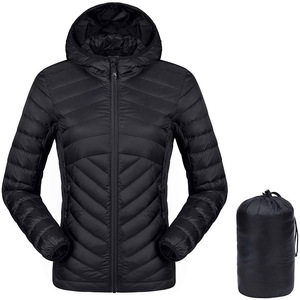 Chaqueta de Plumón de Ganso Larga, Delgada, Brillante, Impermeable y Reversible con Capucha para Mujer de Alta Calidad - Product Image 3