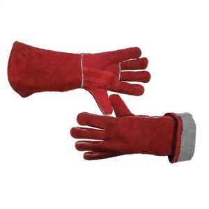 Guantes de Seguridad de Cuero Vacuno de Alta Calidad, Certificados CE, Resistentes a Cortes y al Calor, 11 oz, Duraderos, Protección Personal - Product Image 3