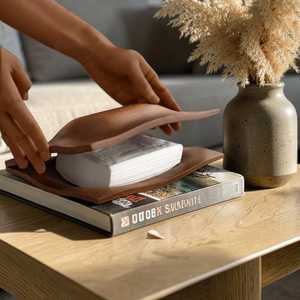 กล่องใส่กระดาษทิชชูไม้ตกแต่งสำหรับตกแต่งบ้าน - Product Image 3