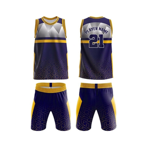 Tenue de badminton personnalisée au design vibrant, ensemble maillot de club sublimé à séchage rapide, respirant, pour sports de raquette, vente en gros - Product Image 1