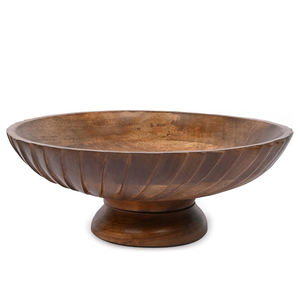 Handmade <b>Large</b> Mango Wood Bowl Food Safe and Great for Daily Kitchen or Dining Table Use for Serving Salads and Fruits - Product Image 2