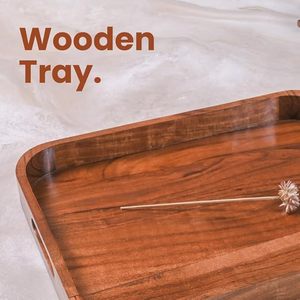 wooden <b>tray</b> serving <b>tray</b> kitchen <b>tray</b> rustic <b>tray</b> hardwood <b>tray</b> decorative <b>tray</b> food <b>tray</b> tea <b>tray</b> coffee <b>tray</b> <b>breakfast</b> <b>tray</b> - Product Image 3