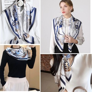 Bufanda Larga de Seda 100% Pura para Mujer, Estampada o Lisa, Colores y Diseños Personalizados, Tela Satinada Sedosa de Calidad Superior, Regalo - Product Image 2