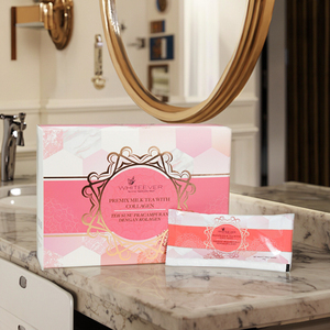 Sachets WhiteEver Radiance Glow, thé au lait au collagène faible en calories, pour l'élasticité de la peau, l'éclaircissement, l'équilibre de la beauté intérieure - Product Image 1