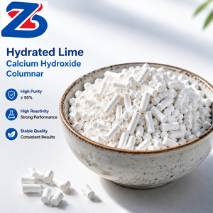 Hydroxyde de calcium hydraté en granulés colonnaux, sel inorganique réactif de haute pureté pour le traitement de l'eau - Product Image 1