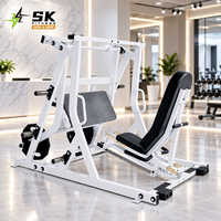 Machine de presse à jambes assise à charge libre, vente en gros directe usine SK, OEM et ODM, logo personnalisé, fabricants de matériel de gym en Chine