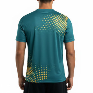 Custom Sublimation Sports T <b>Shirt</b> Men Quick Dry Fitness Gym Wear Soccer Jersey Training <b>Shirt</b> Bulk Manufacturer - Product Image 2