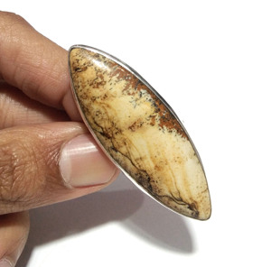Anillo de Plata de Ley 925 con Piedra Lunar Arcoíris Natural y Tanzanita, Diseño Floral Estilo Bohemio, Hecho a Mano con Múltiples Gemas KGN - Product Image 5