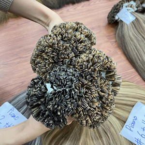 Best sale 100% Vietnamese Color Flat Tip Hair Extensions High Quality Super Shiny Silky No <b>tangle</b> Large in Stock - Product Image 2