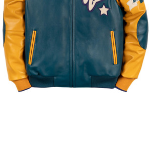 Best Price Men's Leather Avirex <b>Jacket</b> Premium <b>Winter</b> <b>Jacket</b> Genuine Leather Windproof <b>Waterproof</b> Plain Dyed All Sizes Available - Product Image 5