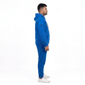 Sweat-shirt à capuche unisexe personnalisé en coton et polyester, style streetwear, ensembles de sweat-shirts pour hommes avec étiquette privée OEM - Product Image 3
