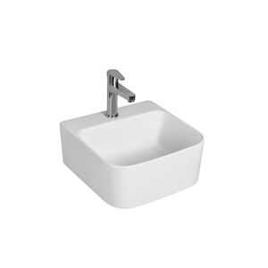 Grifo Monomando Cromado Moderno ROMA para Lavabo, Certificado por NSF, Montaje en Encimera para Baño - Product Image 1