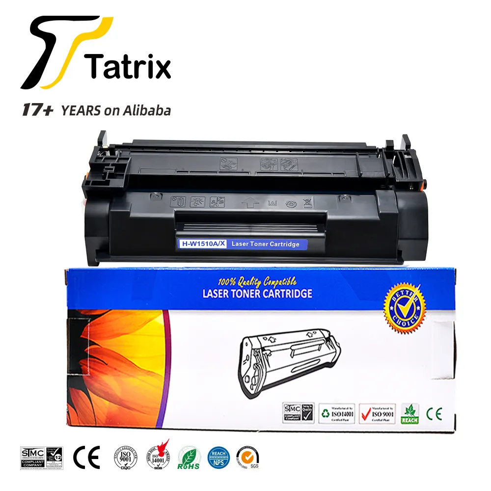 Tatrix Premium 151A toner 151X W1510A W1510X Compatible Laser cartouche de Toner noir pour HP LaserJet Pro 4003/4103