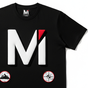 เสื้อยืดพิมพ์ลายพัฟฟ์ดีไซน์เอง พิมพ์โฟม 3 มิติ เสื้อผ้าสตรีทแวร์ผู้ชาย ผ้าคอตตอนหนา ทรงโอเวอร์ไซส์ ล้างสีแบบแอซิดวอช เสื้อยืดลายกราฟิก - Product Image 2