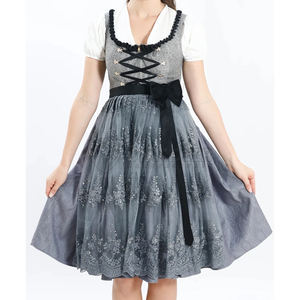 Vestido Dirndl Estilo Bávaro de Primera Calidad, Traje Tradicional para Oktoberfest - Product Image 3