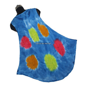 Magnifique robe longue ample en rayonne tie-dye, style bohème, pour soirée, plage, fête, vacances, mode estivale décontractée pour femme - Product Image 1