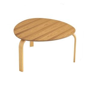 Juego de Mesa de Centro Minimalista Moderno para el Hogar, Acabado en Roble Natural, Diseño de Mesa Central para Sala de Estar y Apartamento - Product Image 3