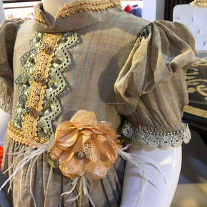 สอง Town ผ้าฝ้ายแขนชุด Hairband แฟนซีออกแบบเด็กชุดสำหรับงานปาร์ตี้สวม - Product Image 4