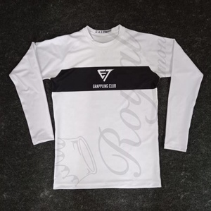 เสื้อรัดกล้ามเนื้อพิมพ์ลายตามสั่งสำหรับบราซิลเลียนยิวยิตสู ช่วยระบายเหงื่อ เหมาะสำหรับการฝึกซ้อมกีฬาต่อสู้ - Product Image 3