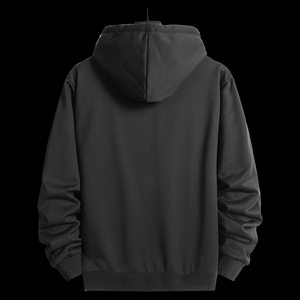 Sweat-shirt à capuche uni pour homme, coupe classique, 100% coton, vêtements décontractés d'hiver, impression numérique - Product Image 1
