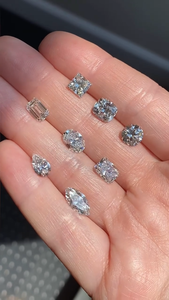 Diamant de laboratoire ovale certifié IGI de 1 à 4 carats, cultivé par CVD HPHT, couleur D-G, clarté VVS-VS, pierre synthétique en vrac pour la vente en gros - Product Image 3