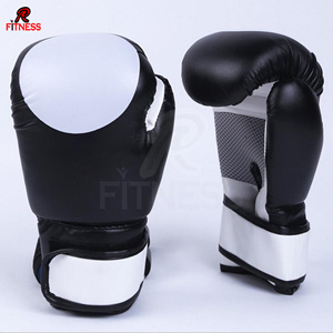 Durable Gym Boxing Gloves with Thick Foam Padding Leather Construction and Secure Adjustable Hook Loop Wrist <b>Strap</b> - Product Image 5