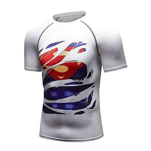 Camiseta Informal de Cuello Redondo para Hombre, Estampado Digital para Campaña Electoral, Color Sólido, Corte Regular, Transpirable, de Secado Rápido, Poliéster/Algodón - Product Image 1