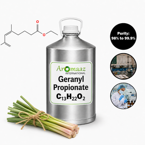 Geranyl Propionate <b>Liquid</b> 99.0%-99.5% Assay Synthetic Flavour & Fragrance Bulk Supplier & Manufacturer | Aromaaz International - Product Image 4