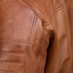Premium Motor <b>Bike</b> Leather <b>Jacket</b> With Modern Design Smooth Texture Comfortable Fit Reinforced Structure - Product Image 5