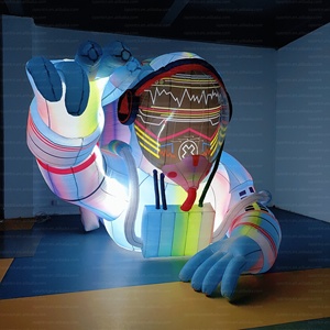 Astronaute gonflable géant, grand modèle <span class=keywords><strong>de</strong></span> cosmonaute avec éclairage LED pour la décoration d'événements/festivals/<span class=keywords><strong>expositions</strong></span>/fêtes/centres commerciaux - Product Image 6